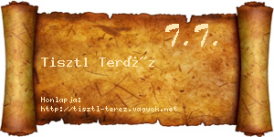 Tisztl Teréz névjegykártya